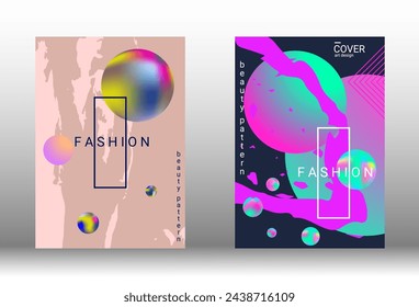 Modern design template. Creative vector backgrounds from fashionable shapes for creating a designer abstract cover, banner, poster, booklet. Vector illustration. EPS 10.