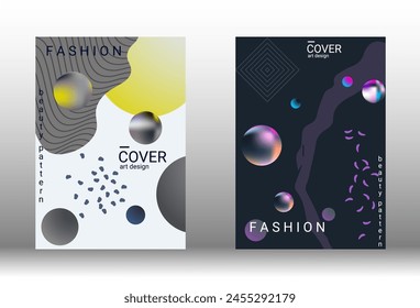 Modern design template. Creative vector backgrounds from fashionable shapes for creating a designer abstract cover, banner, poster, booklet. Vector illustration. EPS 10.