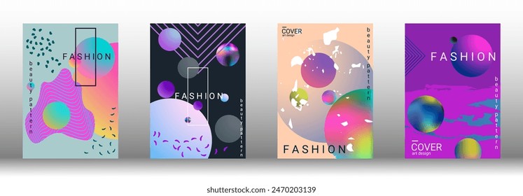 Modern design template. Creative vector backgrounds from fashionable shapes for creating a designer abstract cover, banner, poster, booklet. Vector illustration. EPS 10.