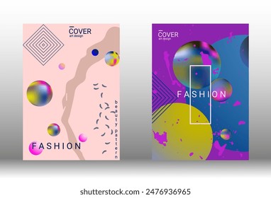 Modern design template. Creative vector backgrounds from fashionable shapes for creating a designer abstract cover, banner, poster, booklet. Vector illustration. EPS 10.