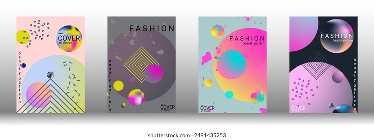 Modern design template. Creative vector backgrounds from fashionable shapes for creating a designer abstract cover, banner, poster, booklet. Vector illustration. EPS 10.