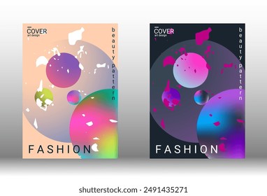 Modern design template. Creative vector backgrounds from fashionable shapes for creating a designer abstract cover, banner, poster, booklet. Vector illustration. EPS 10.