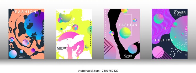 Modern design template. Creative vector backgrounds from fashionable shapes for creating a designer abstract cover, banner, poster, booklet. Vector illustration. EPS 10.