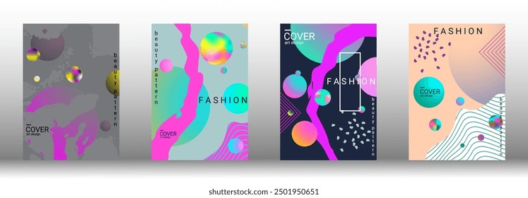 Modern design template. Creative vector backgrounds from fashionable shapes for creating a designer abstract cover, banner, poster, booklet. Vector illustration. EPS 10.