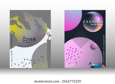 Modern design template. Creative vector backgrounds from fashionable shapes for creating a designer abstract cover, banner, poster, booklet. Vector illustration. EPS 10.