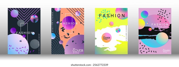 Modern design template. Creative vector backgrounds from fashionable shapes for creating a designer abstract cover, banner, poster, booklet. Vector illustration. EPS 10.