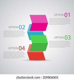 Modern design template / directional arrows / procedure or tutorial steps.