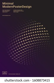 Modern design template with dynamic geometric shapes. Abstract background for covers, posters, placards, flyers, presentations, banners, brochures, annual reports. Vector illustration.