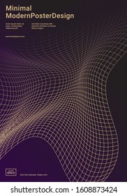 Modern design template with dynamic geometric shapes. Abstract background for covers, posters, placards, flyers, presentations, banners, brochures, annual reports. Vector illustration.