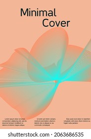 Modern design template. Future futuristic template with abstract current forms for banner design, poster, booklet, report, journal. 