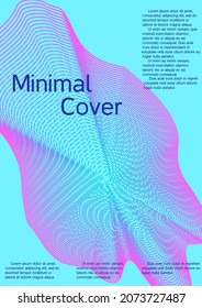 Modern design template. Future futuristic template with abstract current forms for banner design, poster, booklet, report, journal. 