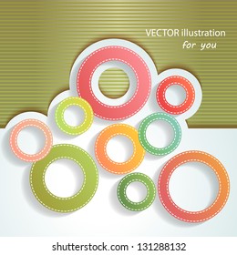 Modern Design template/ graphic or website layout vector EPS10.