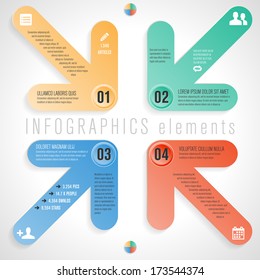  Modern design template for info graphics - vector illustration