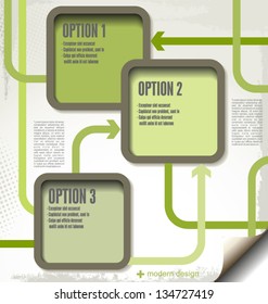 Modern Design template for infographic