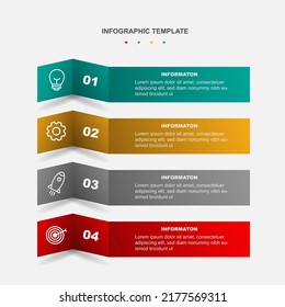 Infografía moderna de plantilla de diseño. Ilustración vectorial.