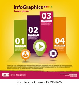 Modern Design template for infographics