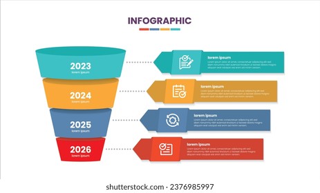 Plantilla de diseño moderno para infografías