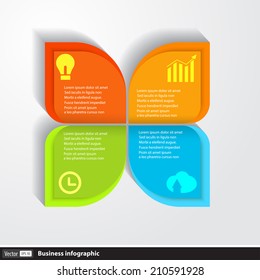 Modern design template infographics for business