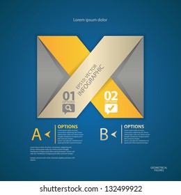 Modern design template infographics. Vector
