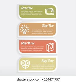 Modern Design template  for infographics or website. Vector illustration. 