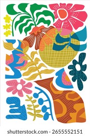 Plantilla de diseño moderno para decoración de interiores, Anuncio, cubierta, impresión, postal.