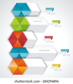 Modern Design template isometric style. 
