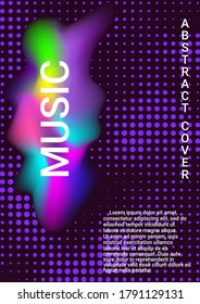 Modern design template. Musical cover for your design.  Concept business vector.