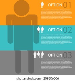 Modern design template / numbered banners / infographics design.