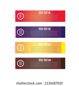 moderne Design-Vorlage mit Zahlen für Banner oder Website-Layout