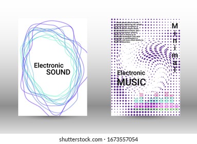 Modern design template.  A set of modern abstract covers. Musical covers your design, great design for any purposes.  Concept business vector.