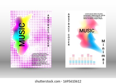 Modern design template.  A set of modern abstract covers. Musical covers your design, great design for any purposes.  Concept business vector.