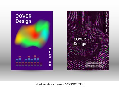 Plantilla de diseño moderna. Un conjunto de tapas abstractas modernas. La música cubre tu diseño, gran diseño para cualquier propósito.  Concepto vector de negocio.