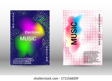 Modern design template.  A set of modern abstract covers. Musical covers your design, great design for any purposes.  Concept business vector.