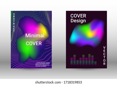 Modern design template.  A set of modern abstract covers. Musical covers your design, great design for any purposes.  Concept business vector.