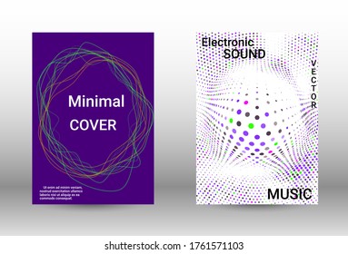 Plantilla de diseño moderna.  Un conjunto de cubiertas abstractas modernas. La música cubre tu diseño, un gran diseño para cualquier propósito.  Concepto vector de negocio.