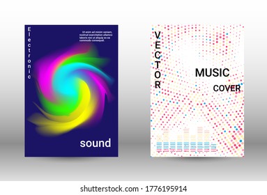 Modern design template.  A set of modern abstract covers. Musical covers your design, great design for any purposes.  Concept business vector.