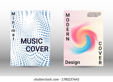 Plantilla de diseño moderna.  Un conjunto de cubiertas abstractas modernas. La música cubre tu diseño, un gran diseño para cualquier propósito.  Concepto vector de negocio.