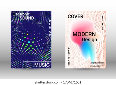 Modern design template.  A set of modern abstract covers. Musical covers your design, great design for any purposes.  Concept business vector.