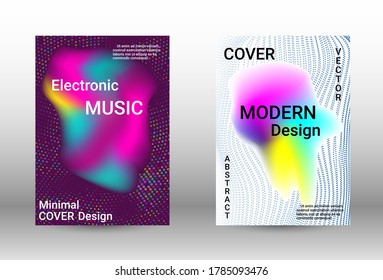 Modern design template.  A set of modern abstract covers. Musical covers your design, great design for any purposes.  Concept business vector.