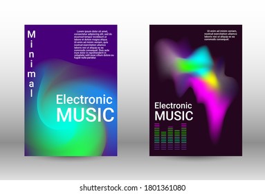 Modern design template.  A set of modern abstract covers. Musical covers your design, great design for any purposes.  Concept business vector.