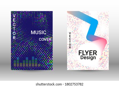 Plantilla de diseño moderna.  Un conjunto de cubiertas abstractas modernas. La música cubre tu diseño, un gran diseño para cualquier propósito.  Concepto vector de negocio.