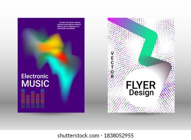 Modern design template.  A set of modern abstract covers. Musical covers your design, great design for any purposes.  Concept business vector.