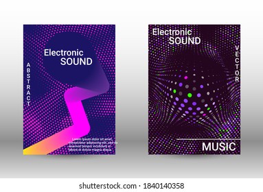 Modern design template.  A set of modern abstract covers. Musical covers your design, great design for any purposes.  Concept business vector.