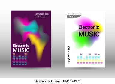 Plantilla de diseño moderna.  Un conjunto de cubiertas abstractas modernas. Diseño de cubiertas musicales, gran diseño para cualquier propósito.  Concepto vector de negocio.