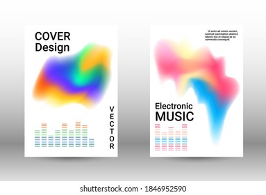 Modern design template.  A set of modern abstract covers. Musical covers your design, great design for any purposes.  Concept business vector.