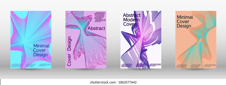 Modern design template. A set of modern abstract covers. Creative fluid backgrounds from current forms to design a fashionable abstract cover, banner, poster, booklet.