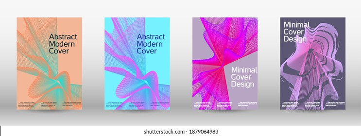 Modern design template. A set of modern abstract covers. Creative fluid backgrounds from current forms to design a fashionable abstract cover, banner, poster, booklet.