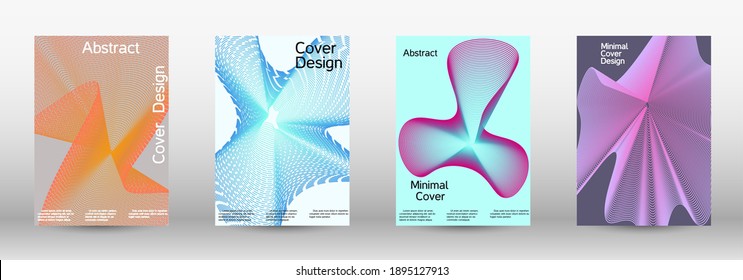 Plantilla de diseño moderna. Un conjunto de cubiertas abstractas modernas. Creativos fondos fluidos de formularios actuales para diseñar una portada abstracta, pancarta, afiche, folleto de moda.