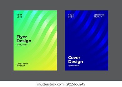 Modern design template. A set of modern abstract covers. Minimal vector cover design with abstract lines. Abstract cover, banner, flyer, poster, booklet. Eps10 vector