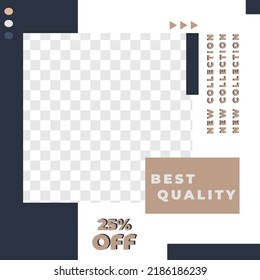 Modern Design Template .Suitable for social media posts and web ads.